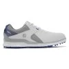 FootJoy Mens Pro SL 2021 Golf Shoe - White/Grey/Blue