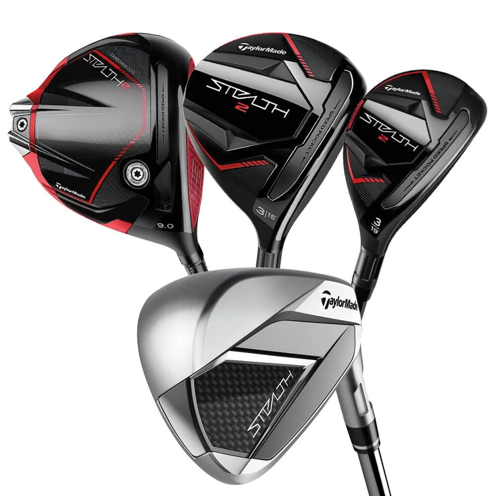 TaylorMade Stealth 2 Full Golf Club Package Set 3 TaylorMade Stealth 2 Full Golf Club Package Set
