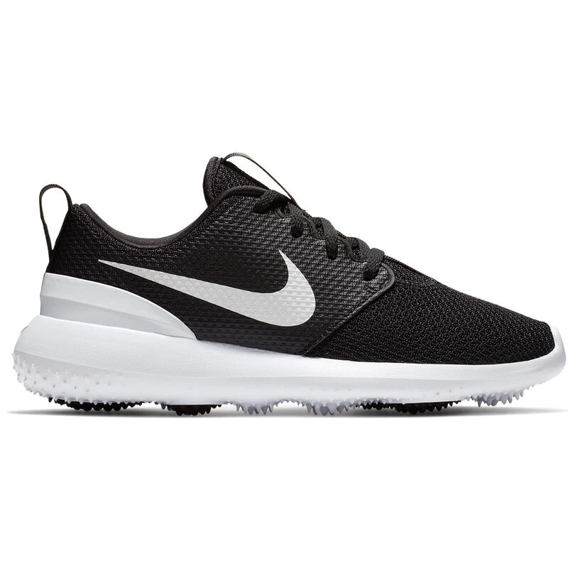 NikeGolf Nike Golf Black And White Long Lasting Rosche G Juniors Golf Shoes 3 NikeGolf Nike Golf Black And White Long Lasting Rosche G Juniors Golf Shoes