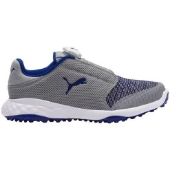 PUMAGolf Puma Golf Grey Comfortable Grip Fusion Sport Disc Golf Shoes