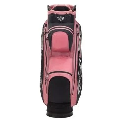 Callaway Chev Dry 14 Waterproof Cart Bag - Black/Rose/White -GOLF PRO SHOP 5120515 bg cg crt chev dry 14 blk rose wht 21 front png