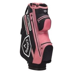 Callaway Chev Dry 14 Waterproof Cart Bag - Black/Rose/White -GOLF PRO SHOP 5120515 bg cg crt chev dry 14 blk rose wht 21 left png