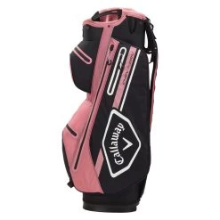 Callaway Chev Dry 14 Waterproof Cart Bag - Black/Rose/White -GOLF PRO SHOP 5120515 bg cg crt chev dry 14 blk rose wht 21 right png