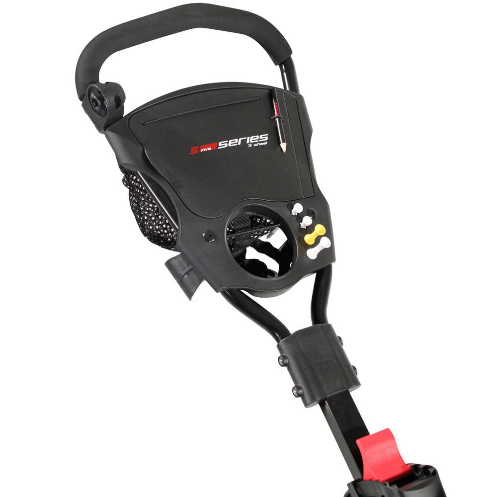 Masters Golf 5 Series 3-Wheel Push Trolley – White 5 Masters Golf 5 Series 3-Wheel Push Trolley – White - Image 3