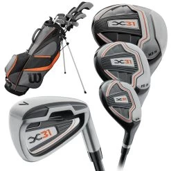 Wilson X-31 Men's Golf Package Set - Steel/Graphite