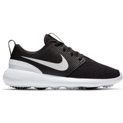Nike Golf Black And White Long Lasting Rosche G Juniors Golf Shoes