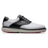 FootJoy Traditions Spikeless Golf Shoe - White/Black/Grey 2 FootJoy Traditions Spikeless Golf Shoe - White/Black/Grey -GOLF PRO SHOP Traditions Spikeless Golf Shoe White Black Grey