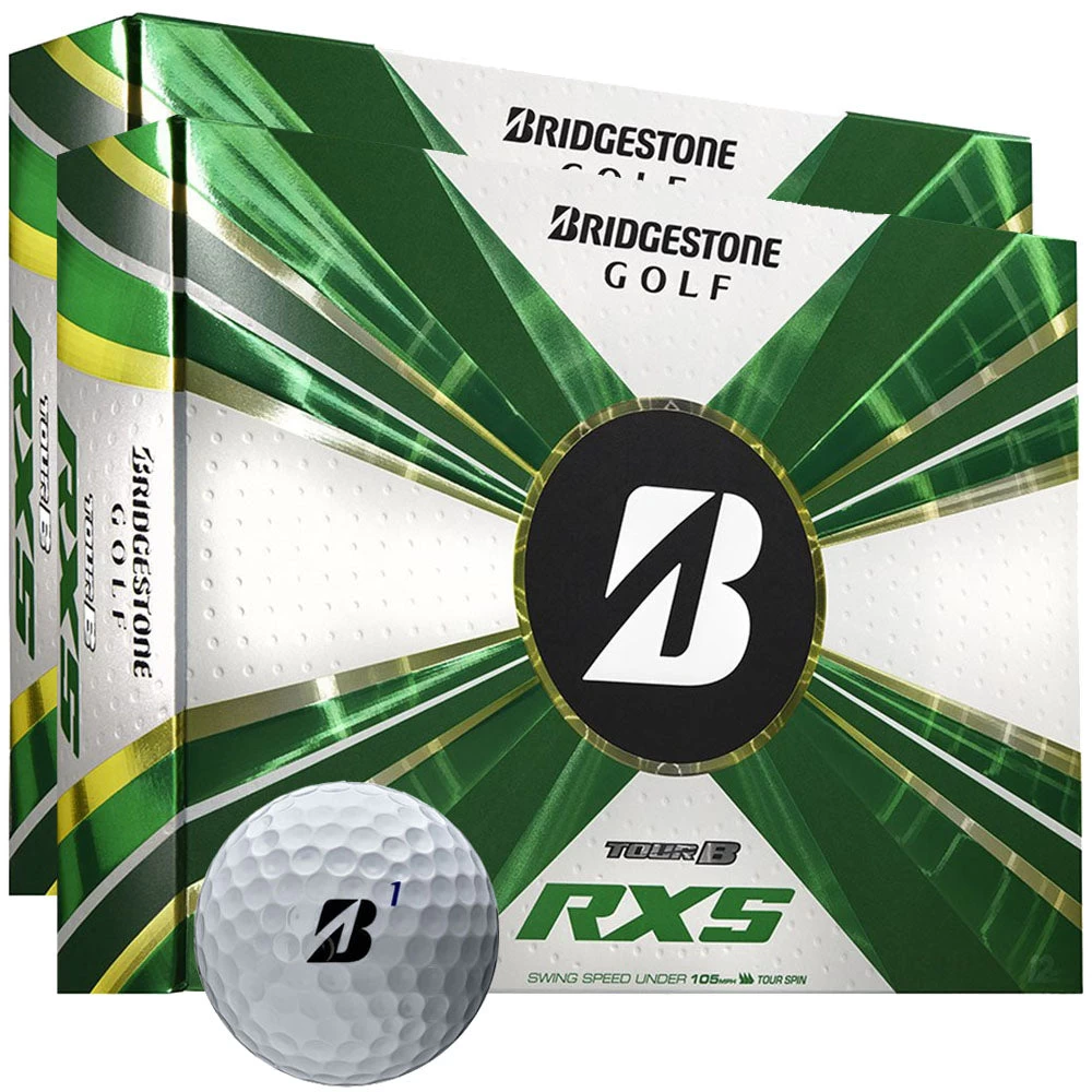 Bridgestone Tour B RXS Golf Balls - White - Double Dozen 3 Bridgestone Tour B RXS Golf Balls - White - Double Dozen