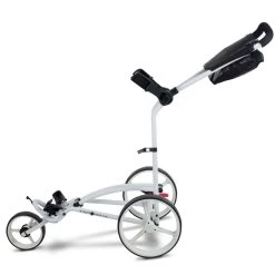 Big Max Autofold X 3-Wheel Push Trolley - White -GOLF PRO SHOP biafxt big max autofold x trolley white 6