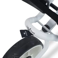 Big Max Autofold X 3-Wheel Push Trolley - White/Cobalt -GOLF PRO SHOP biafxt big max autofold x trolley white cobalt 2