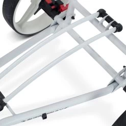Big Max Autofold X 3-Wheel Push Trolley - White/Cobalt -GOLF PRO SHOP biafxt big max autofold x trolley white cobalt 4
