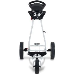 Big Max Autofold X 3-Wheel Push Trolley - White/Cobalt -GOLF PRO SHOP biafxt big max autofold x trolley white cobalt 8