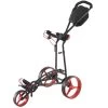 Big Max Autofold FF 3-Wheel Push Trolley - Black/Red -GOLF PRO SHOP big max autofold ff 3 wheel push trolley blackred 1