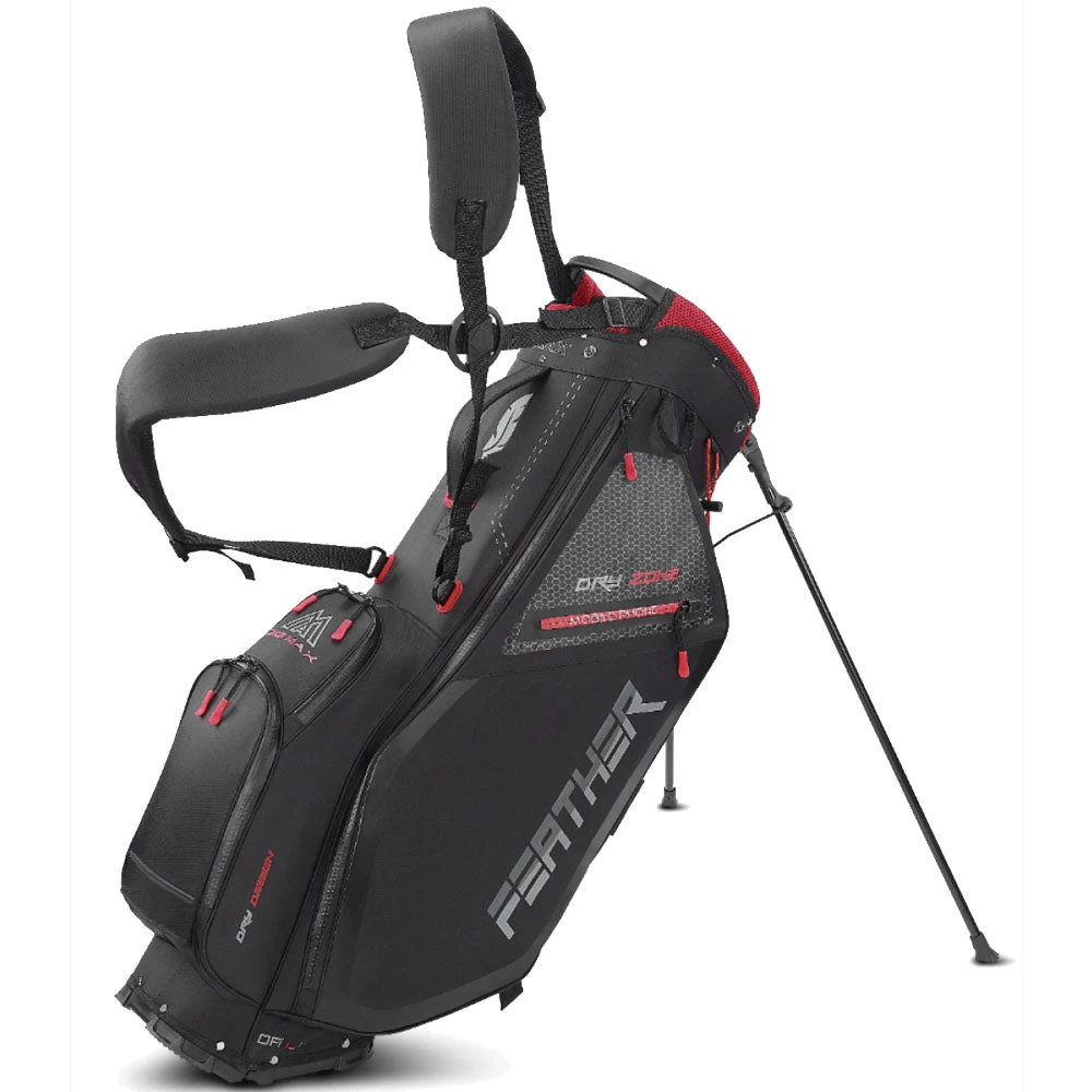 Big Max Dri-Lite Feather Stand Bag - Black 3 Big Max Dri-Lite Feather Stand Bag - Black