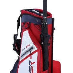 Big Max Dri-Lite Feather Stand Bag - Navy/Red/White -GOLF PRO SHOP big max dri lite feather golf stand bag navyredwhite 3