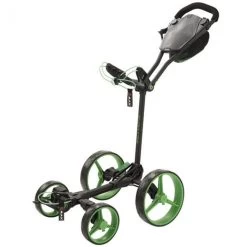 Big Max Blade Quattro 4-Wheel Push Trolley - Black/Green