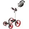 Big Max Blade Quattro 4-Wheel Push Trolley - White/Red -GOLF PRO SHOP big max qaurdro trolley red