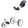 Big Max Ti-LITE 3-Wheel Push Trolley - White -GOLF PRO SHOP big max ti lite 3 wheel push trolley white 1