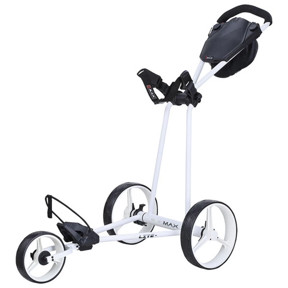 Big Max Ti-LITE 3-Wheel Push Trolley - White 3 Big Max Ti-LITE 3-Wheel Push Trolley - White