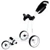 Big Max Ti-ONE 3-Wheel Push Trolley - White -GOLF PRO SHOP big max ti one 3 wheel push trolley white 2