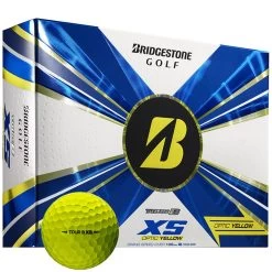 Bridgestone Tour B XS Golf Balls - Yellow - 12 Pack