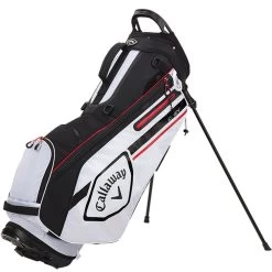 Callaway Chev Stand Bag - White/Black/Fire