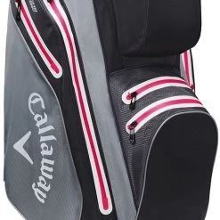 Callaway ORG 14 Hyper Dry Cart Bag - Charcoal/Silver/Pink -GOLF PRO SHOP callaway org 14 hyper dry cart bag charcoal silver pink 3