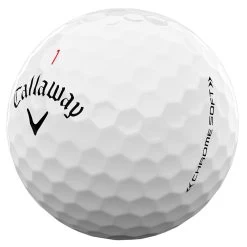 Callaway Chrome Soft Golf Balls - White - 12 Pack -GOLF PRO SHOP chrome soft 1