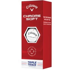 Callaway Chrome Soft Triple Track Golf Balls - White - 12 Pack 11 Callaway Chrome Soft Triple Track Golf Balls - White - 12 Pack -GOLF PRO SHOP chrome soft triple track white 1