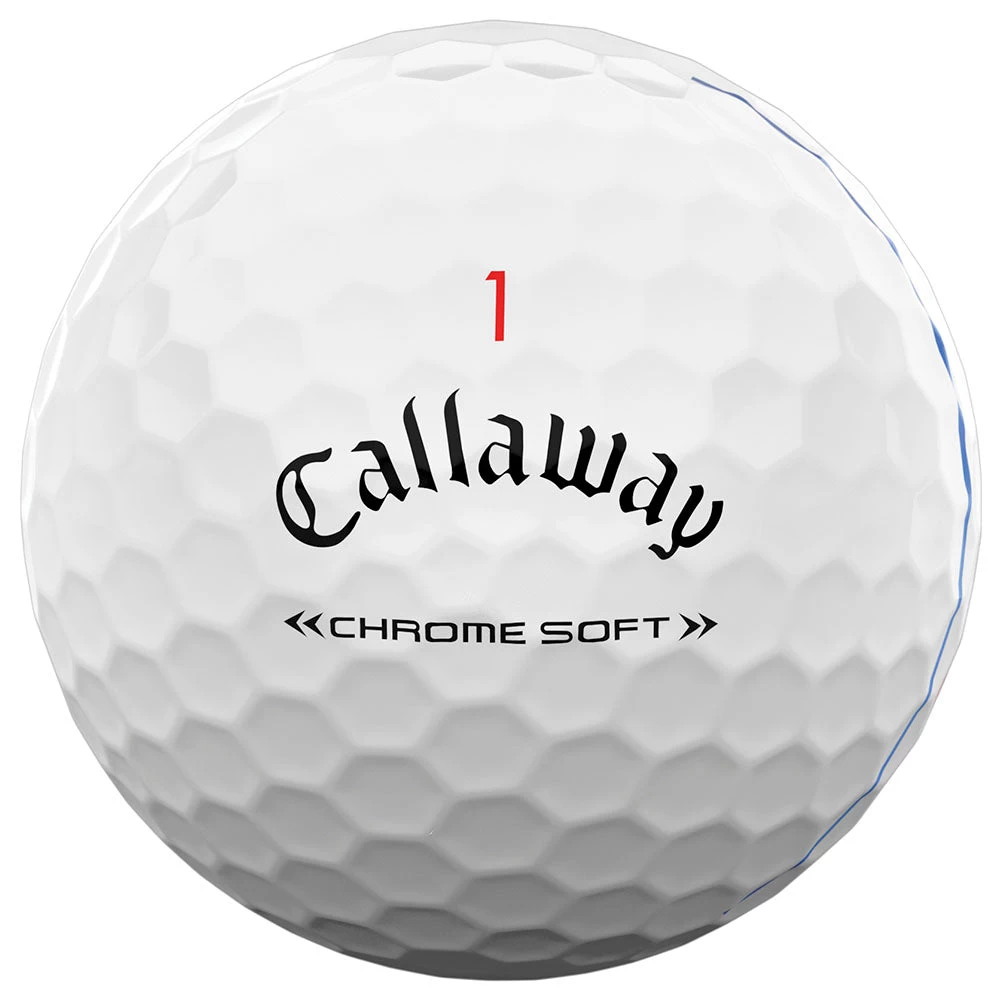 Callaway Chrome Soft Triple Track Golf Balls - White - 12 Pack 3 Callaway Chrome Soft Triple Track Golf Balls - White - 12 Pack - Image 2