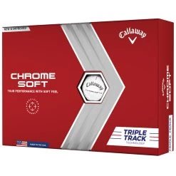 Callaway Chrome Soft Triple Track Golf Balls - White - 12 Pack 14 Callaway Chrome Soft Triple Track Golf Balls - White - 12 Pack -GOLF PRO SHOP chrome soft triple track white 6