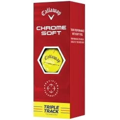 Callaway Chrome Soft Triple Track Golf Balls - Yellow - 12 Pack 13 Callaway Chrome Soft Triple Track Golf Balls - Yellow - 12 Pack -GOLF PRO SHOP chrome soft triple track yellow 2
