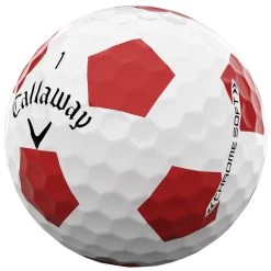 Callaway Chrome Soft Truvis Golf Balls - Red - Double Dozen 10 Callaway Chrome Soft Truvis Golf Balls - Red - Double Dozen -GOLF PRO SHOP chrome soft truvis white red 2 1