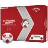 Callaway Chrome Soft Truvis Golf Balls - Red - 12 Pack -GOLF PRO SHOP chrome soft truvis white red 6