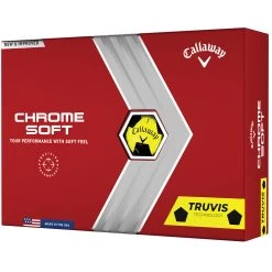 Callaway Chrome Soft Truvis Golf Balls - Yellow/Black - Double Dozen 12 Callaway Chrome Soft Truvis Golf Balls - Yellow/Black - Double Dozen -GOLF PRO SHOP chrome soft truvis yellow black 4 1