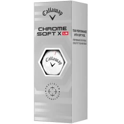 Callaway Chrome Soft X LS Golf Balls - White - 12 Pack -GOLF PRO SHOP chrome soft x ls white 4