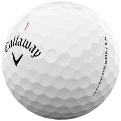 Callaway Chrome Soft X Golf Balls - White - 12 Pack -GOLF PRO SHOP chrome soft x white 2