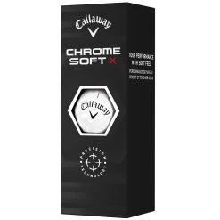 Callaway Chrome Soft X Golf Balls - White - Double Dozen -GOLF PRO SHOP chrome soft x white 4 1