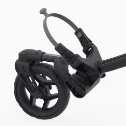 Clicgear Rovic RV1S 3-Wheel Push Trolley - Silver/Black -GOLF PRO SHOP clicgear rovic rv1s golf trolley 1