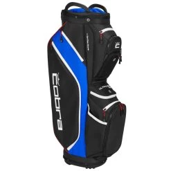Cobra Ultralight Pro Cart Bag - Puma Black/Electric Blue -GOLF PRO SHOP cobra ultralight pro cart bag pumablackelectricblue 3