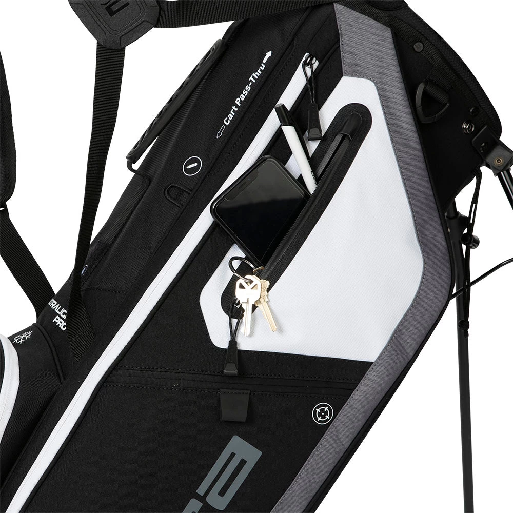 Cobra Ultralight Pro+ Stand Bag - Black/White 6 Cobra Ultralight Pro+ Stand Bag - Black/White - Image 4