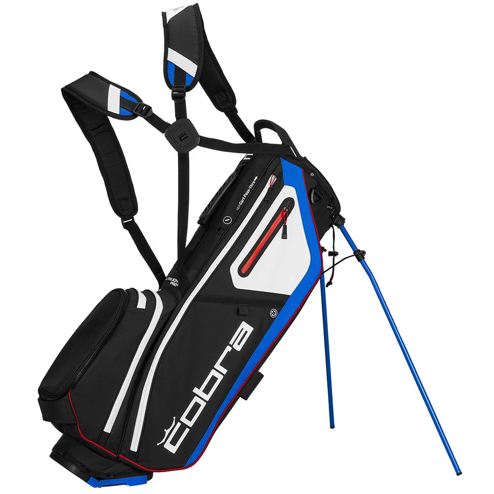 Cobra Ultralight Pro+ Stand Bag - Puma Black/Electric Blue 3 Cobra Ultralight Pro+ Stand Bag - Puma Black/Electric Blue