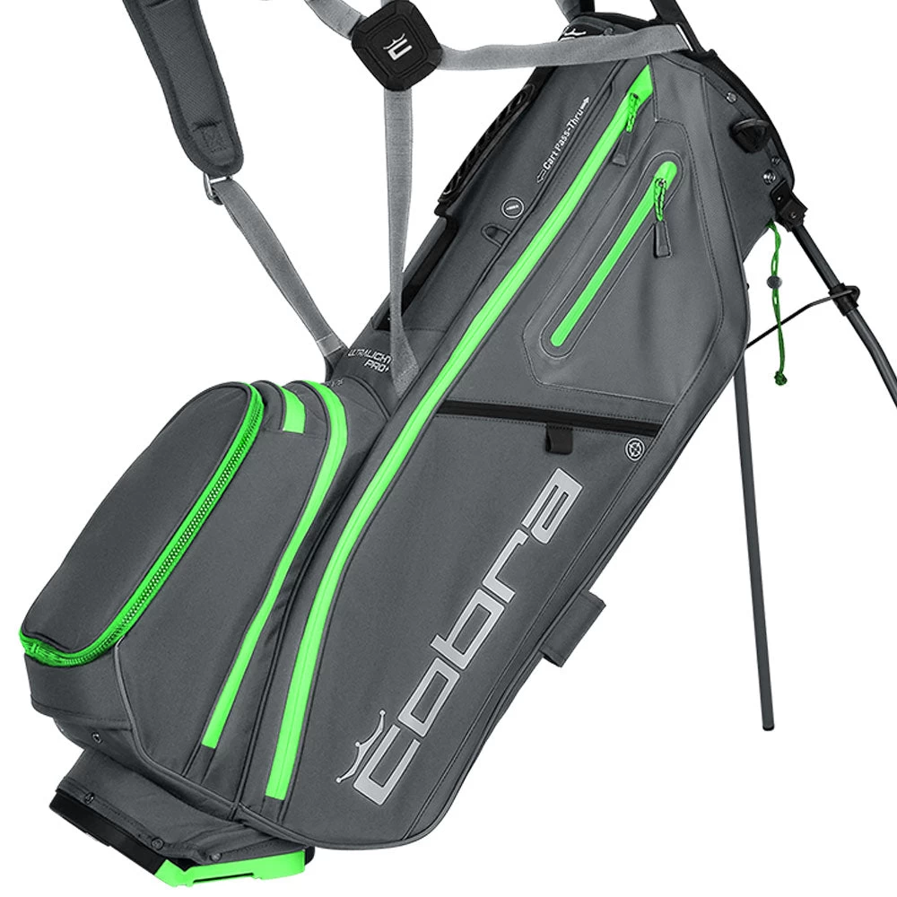 Cobra Ultralight Pro+ Stand Bag - Quiet Shade/Green Gecko 6 Cobra Ultralight Pro+ Stand Bag - Quiet Shade/Green Gecko - Image 4