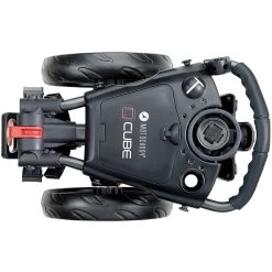 Motocaddy CUBE Push Trolley - Graphite/Red -GOLF PRO SHOP cube red 1