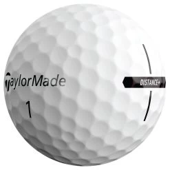 TaylorMade Distance+ Golf Balls - White - 12 Pack -GOLF PRO SHOP distance white 3