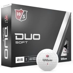 Wilson Staff Duo Soft Golf Balls - White - 12 Pack