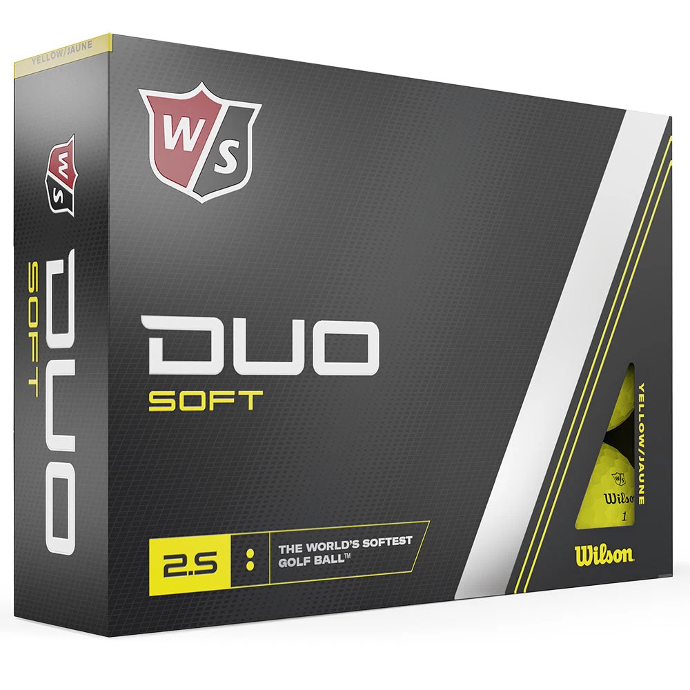 Wilson Staff Duo Soft Golf Balls - Yellow - 12 Pack 6 Wilson Staff Duo Soft Golf Balls - Yellow - 12 Pack - Image 4