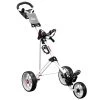 Longridge EzeGlide Ranger 3 Wheel Push Trolley - White -GOLF PRO SHOP ezeglide ranger 3 wheel trolley white 1