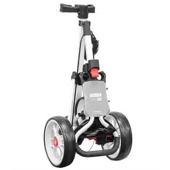 Longridge EzeGlide Ranger 3 Wheel Push Trolley - White -GOLF PRO SHOP ezeglide ranger 3 wheel trolley white 2