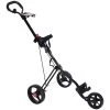 Fastfold Force 3-Wheel Push Trolley - Black -GOLF PRO SHOP fastfold force 3 wheel push trolley 1